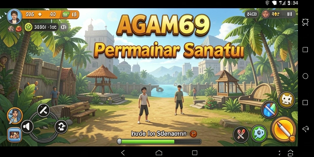 Screenshot AGAM69 menampilkan gameplay yang santai dan menghibur.