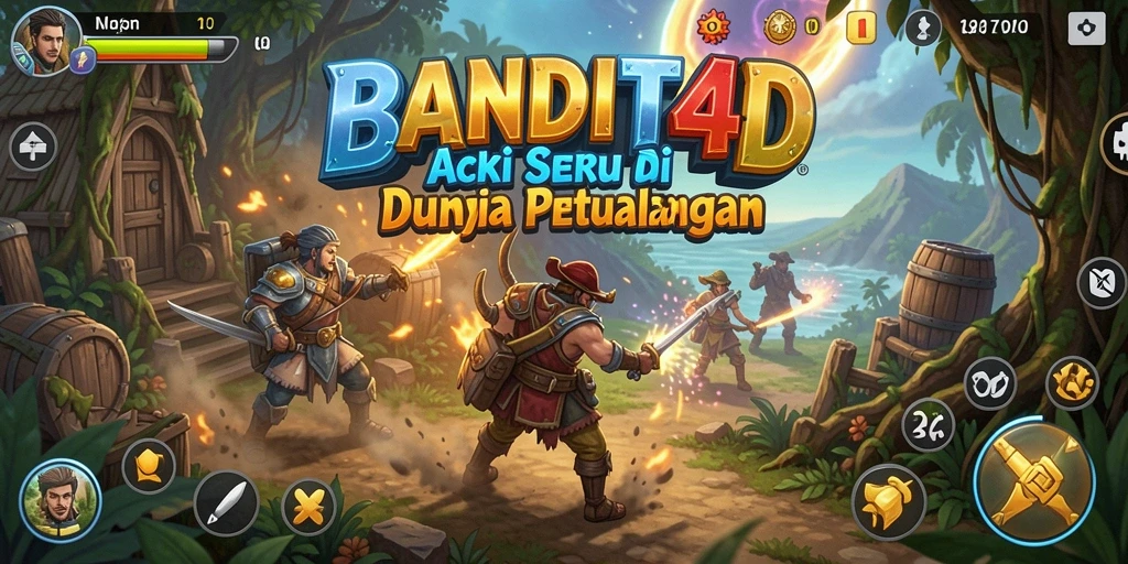 Tampilan permainan BANDIT4D yang memukau dan penuh aksi.