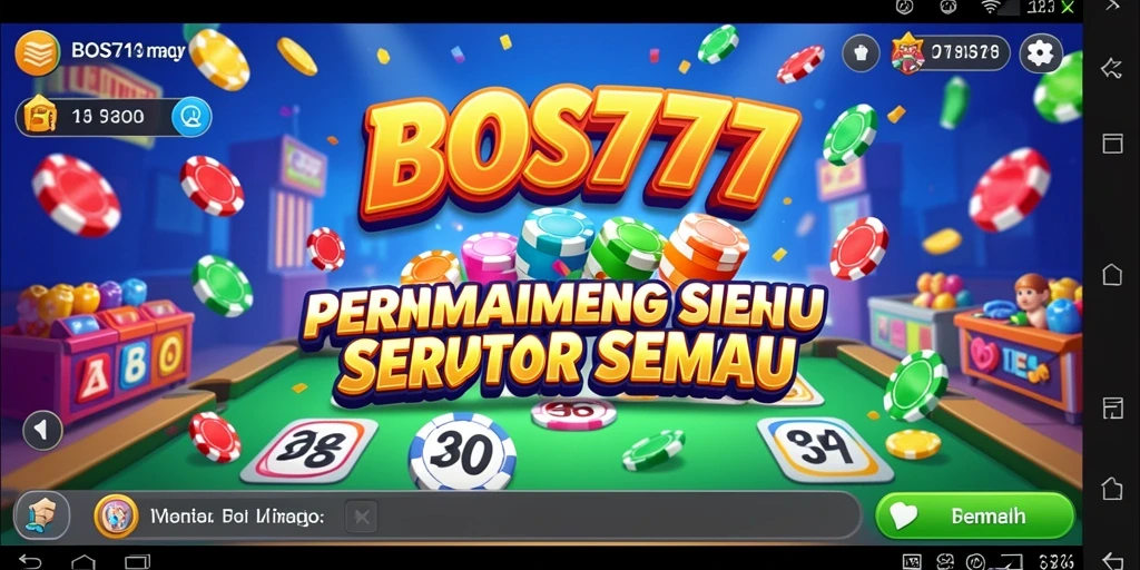 Tampilan seru gameplay Bingo di BOS777.