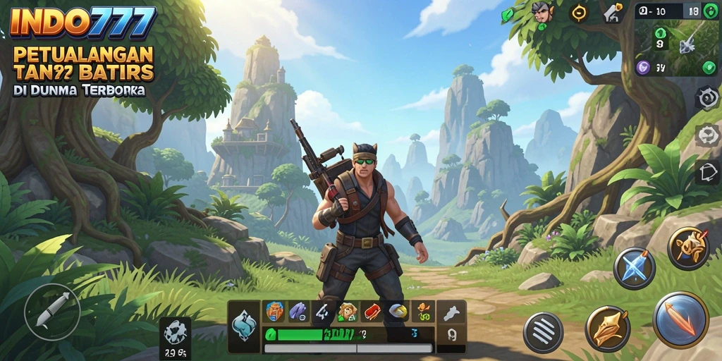 Tampilan gameplay yang menarik dari pengalaman Open World di INDO777.